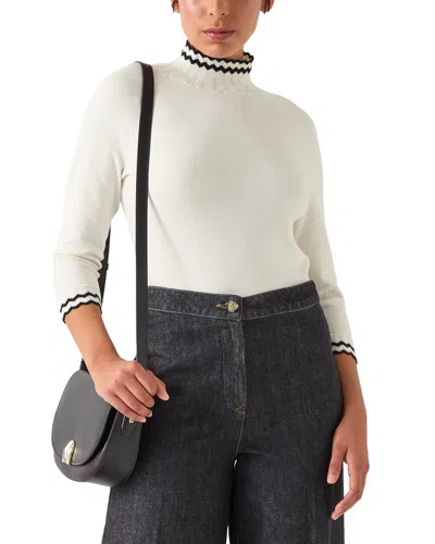 Lk Bennett Ethel Knit Wool-blend Top