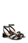 Lk Bennett Etta Ankle Strap Sandal In Black