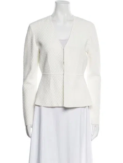 Pre-owned Lk Bennett Evening Jacket In White