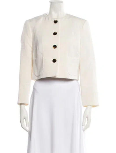 Pre-owned Lk Bennett Evening Jacket In White