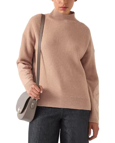 LK BENNETT LK BENNETT EVERLY WOOL & CASHMERE-BLEND KNITTED TOP