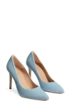 Lk Bennett Fern Pointed Toe Pump In Blu-powder Blue