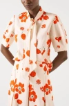 Lk Bennett Flora Flora Tie Neck Top In Neutral