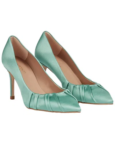 Lk Bennett Florena Satin Closed Courts In Blue