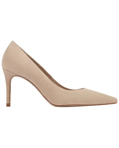 Lk Bennett Floret Leather Pump In Neutral