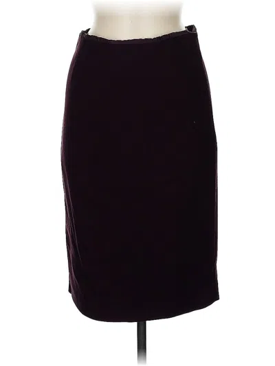 Pre-owned Lk Bennett Formal Skirt In Burgundy