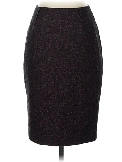 Pre-owned Lk Bennett Formal Skirt In Burgundy