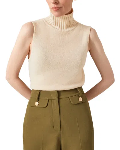 LK BENNETT LK BENNETT FRANCES KNITTED WOOL-BLEND TOP