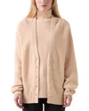 Lk Bennett Frances Wool-blend Cardigan In Brown