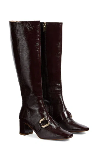 LK BENNETT LK BENNETT GIGI OLOID BLOCK HEEL KNEE HIGH BOOT