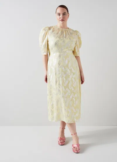 Lk Bennett Glinda Dresses In Green
