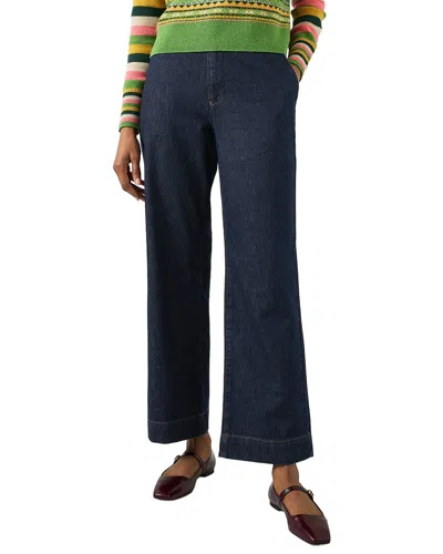 Lk Bennett Greta Trouser In Blue