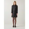 Lk Bennett Halina Crepe Jacket In Black