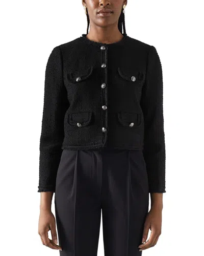 Lk Bennett Hazel Jacket In Black