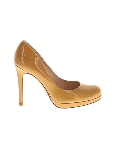 Pre-owned Lk Bennett Heels In Yellow