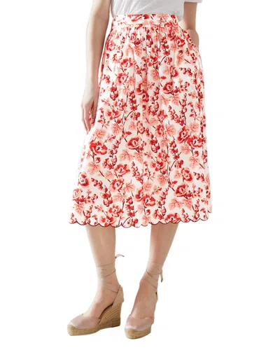 Lk Bennett Hodgkin Skirt In Red