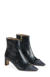 Lk Bennett Hylda Block Heel Bootie In Black