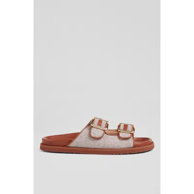 Lk Bennett Ionna Flat Sandals In Multi
