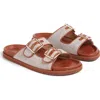 Lk Bennett Ionna Slide Sandal In Tan