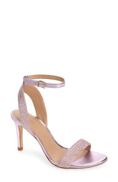 Lk Bennett Ivette Ankle Strap Sandal In Pin-pink