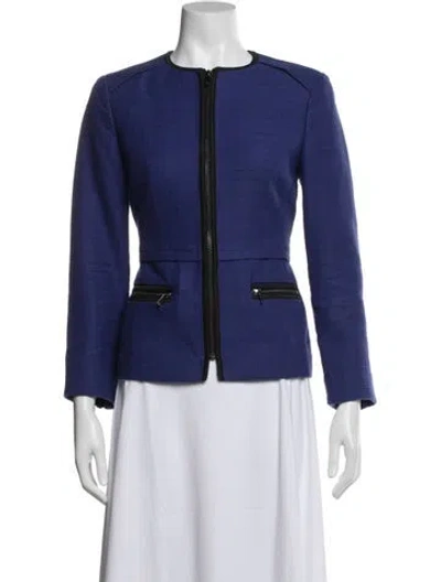 Pre-owned Lk Bennett Jacket In Blue