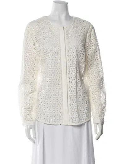 Pre-owned Lk Bennett Jacket W/ Tags In White
