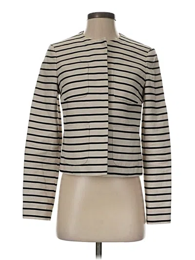 Pre-owned Lk Bennett Jacket In White