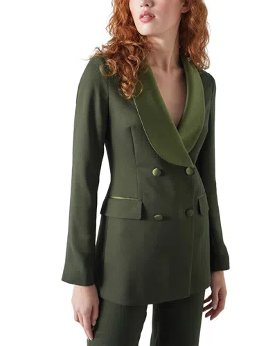 Lk Bennett Jagger Jacket In Green