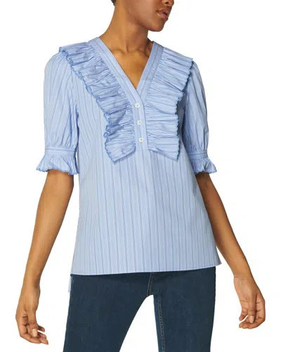 Lk Bennett Jamois Top In Blue