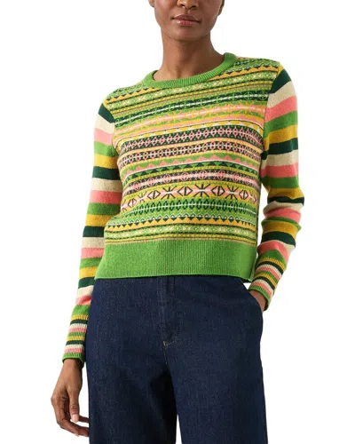 LK BENNETT LK BENNETT JOSEPHINE KNITTED WOOL-BLEND TOP