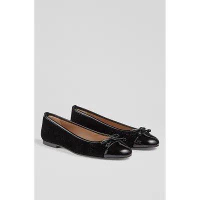 Lk Bennett Kara Flats In Black