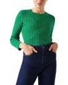 Lk Bennett Keaton Knitted Top In Green