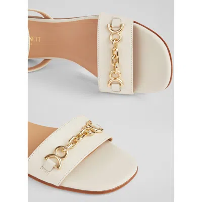 Lk Bennett Kelly Flat Sandals In White