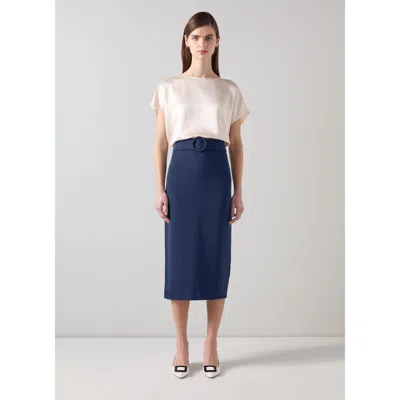 Lk Bennett Klaudia Skirts In Blue