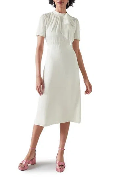 Lk Bennett Kline Sheath Dress In White