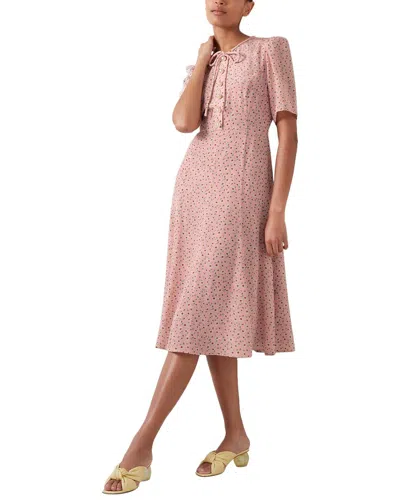 Lk Bennett L. K.bennett Montana Silk Dress In Pink