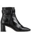 Lk Bennett L. K.bennett Wilde Leather Ankle Boot In Black