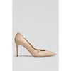 Lk Bennett Womens Bei-trench Larna Strap-embellished Heeled Patent-leather Courts In Multi