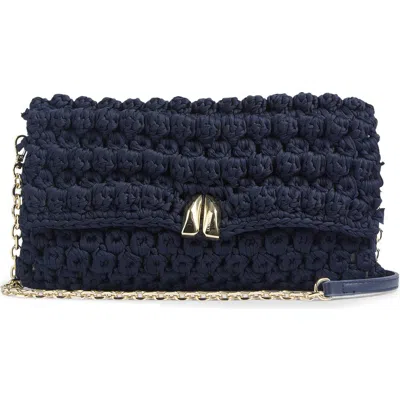 Lk Bennett Larna Clutch In Navy