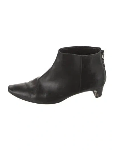 Pre-owned Lk Bennett Leather Boots In Black