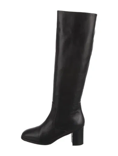 Pre-owned Lk Bennett Leather Boots In Black
