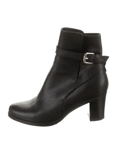 Pre-owned Lk Bennett Leather Boots In Black