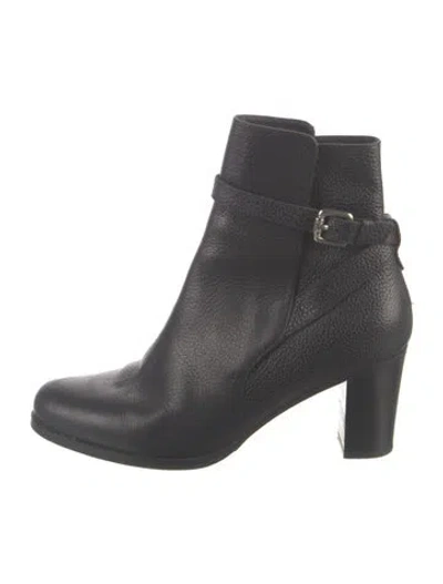 Pre-owned Lk Bennett Leather Boots In Black