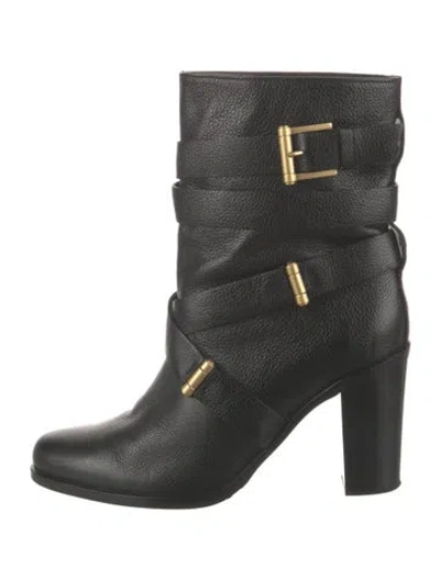 Pre-owned Lk Bennett Leather Boots In Black