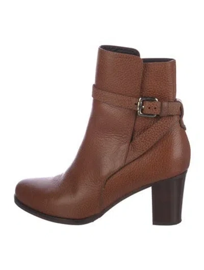 Pre-owned Lk Bennett Leather Boots In Brown