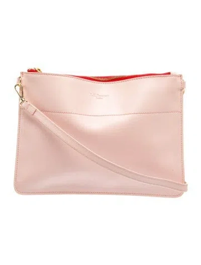 Pre-owned Lk Bennett Leather Crossbody Bag In Pink