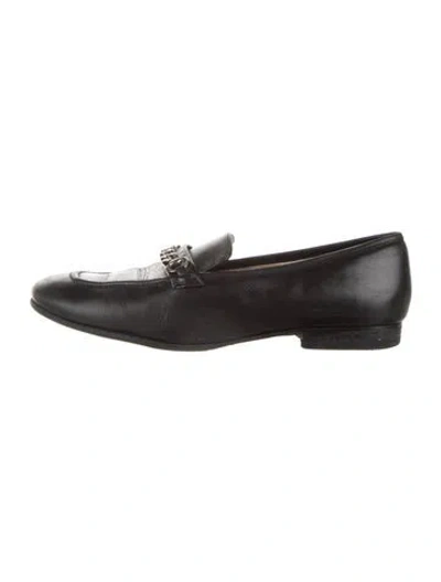 Pre-owned Lk Bennett Leather Loafers In Black