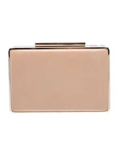 Pre-owned Lk Bennett Leather Minaudière In Neutrals