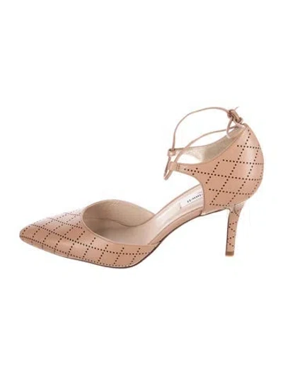 Pre-owned Lk Bennett Leather Patterned Pumps In Neutrals