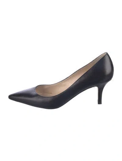 Pre-owned Lk Bennett Leather Pumps In Blue